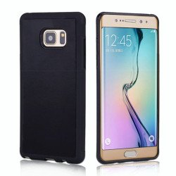 Galaxy S8 Plus Magic Anti-Gravity Material Case Sticks to Smooth Surface (Black)